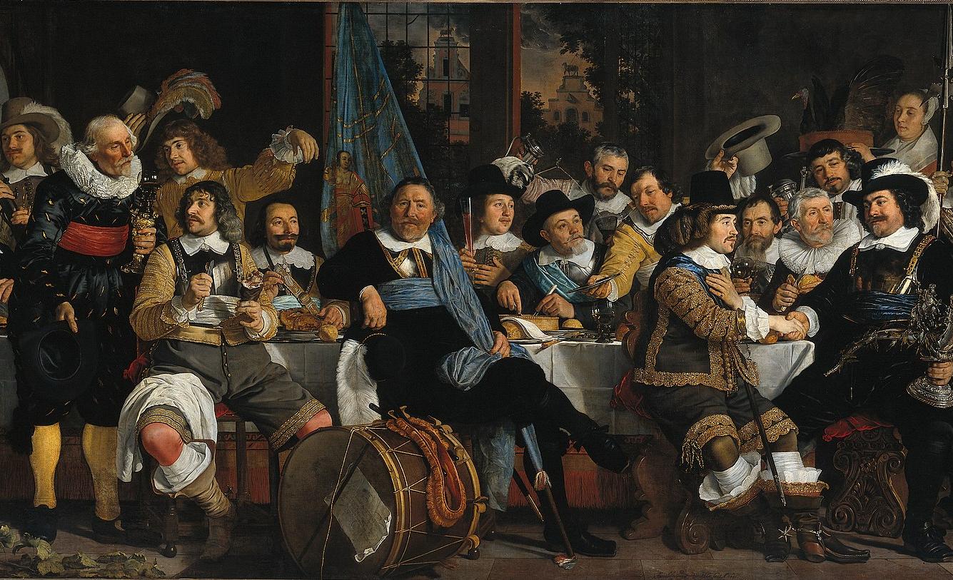 A celebration of the Peace of Münster in the headquarters of the St George Guard, Amsterdam