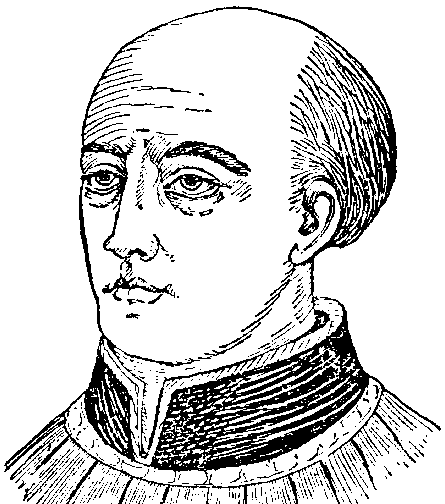 Portrait drawing of Thomas Becket
