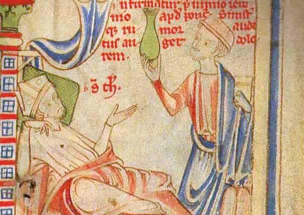 Becket lies sick at Pontigny