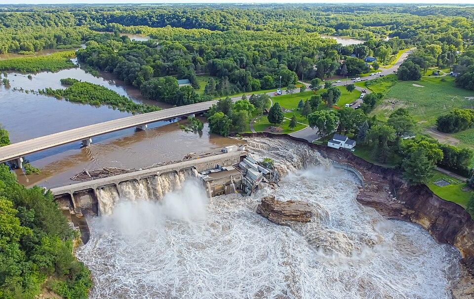 Partial collapse of the Rapidan Dam, June 2024
