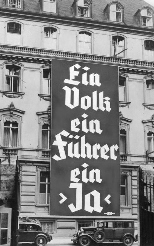 Poster for the November 1933 Reichstag election
