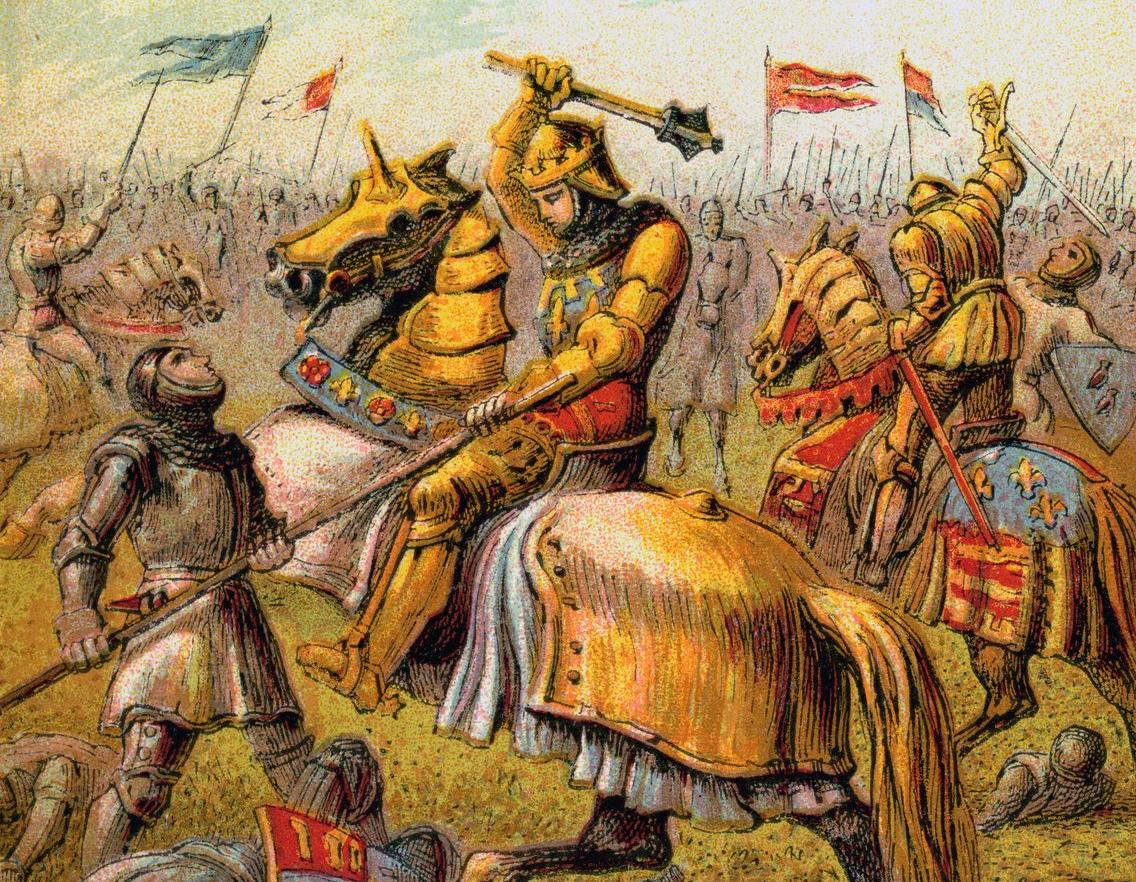Fierce fighting during the Wars of the Roses