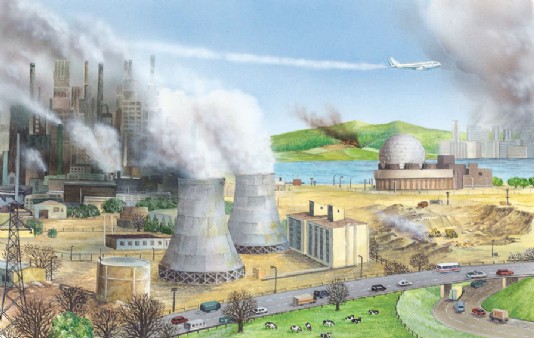 Major sources of air pollution