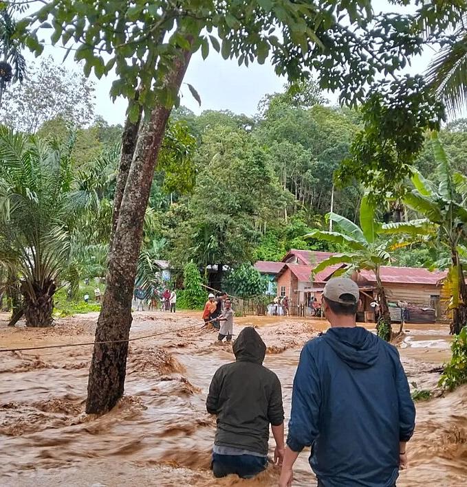 Floods in Padangsidimpuan, Sumatra, 26th November 2025