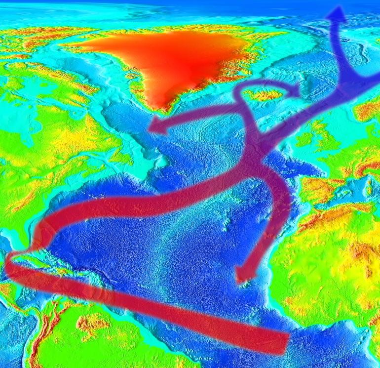 The Gulf Stream, an ocean current