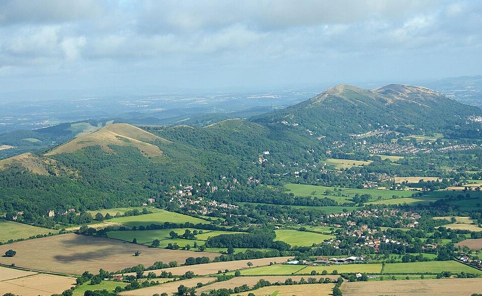The Malvern Hills are made of mostly igneous and metamorphic rocks from the late Precambrian
