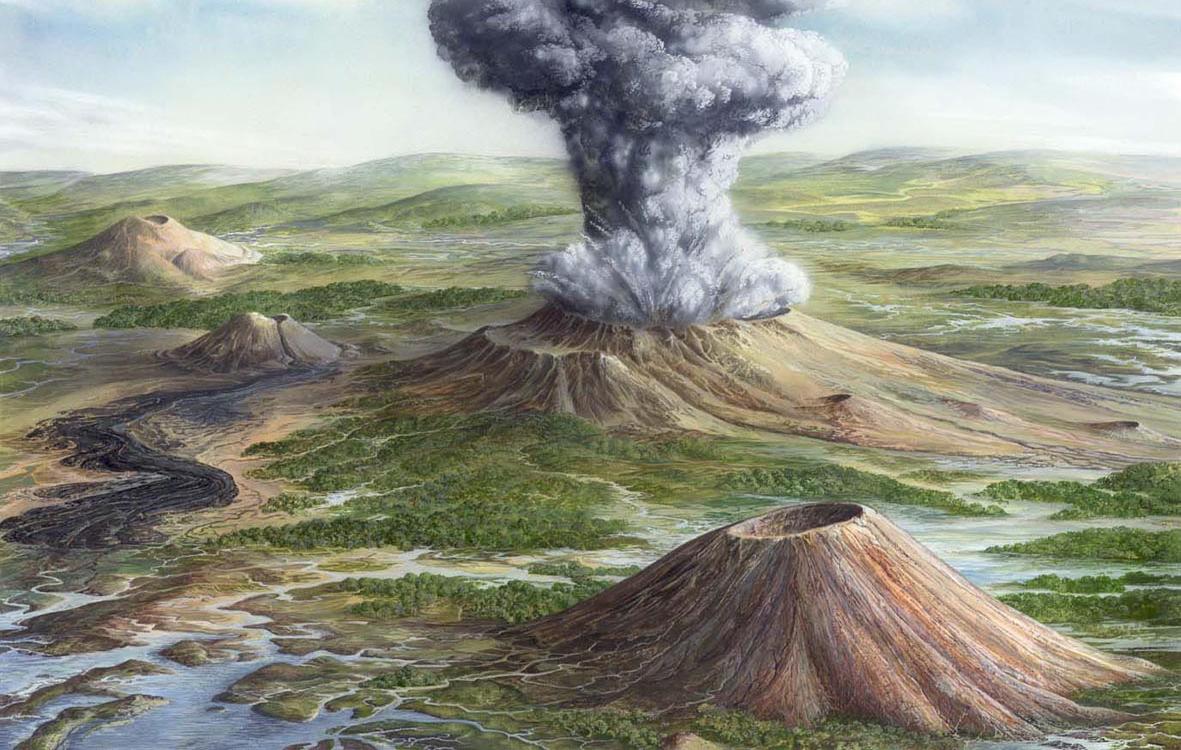 Edinburgh and its surroundings are built upon the remnants of volcanoes that were active during the Carboniferous, 340–350 million years ago.