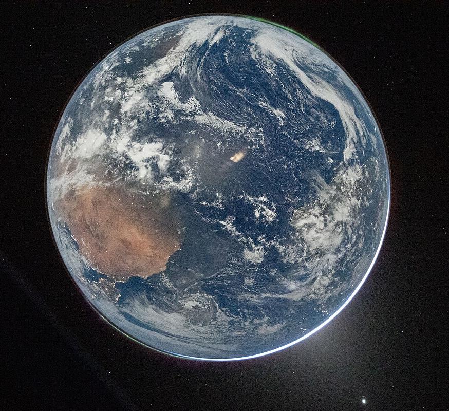 A view of Earth taken from Artemis II on 2nd April 2026