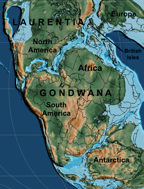 Pangaea breaks up, 170 million years ago