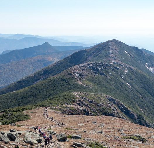 The White Mountains in Franconia Notch State Park, NH