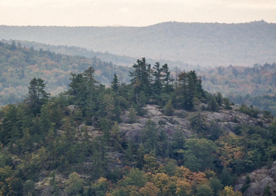 Huron Mountains, part of the Superior Upland