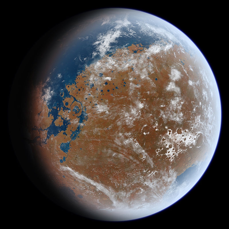 Mars, a watery planet billions of years ago