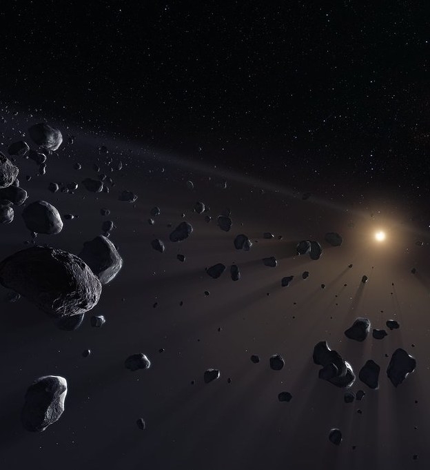 Kuiper Belt objects orbit around a distant Sun