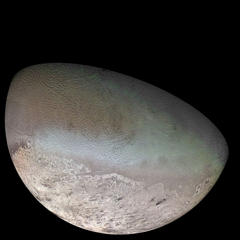 Image taken by Voyager 2 of Triton