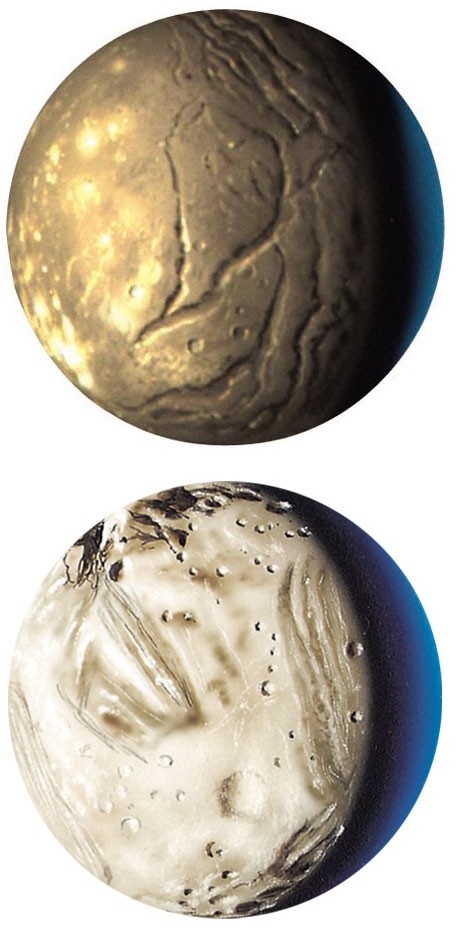 Ariel (top) and Miranda (above)