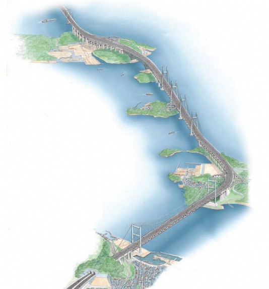 Seto-Ohashi Bridge, Japan