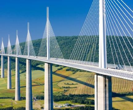 Millau Viaduct, Aveyron départment, France