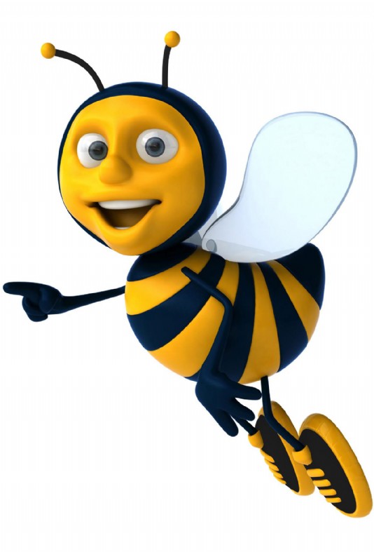 Computer animated cartoon character