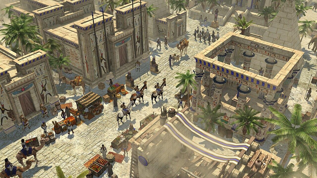A reconstruction of the city of Meroë, capital of the Kingdom of Kush, at is height
