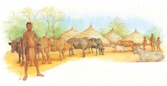Bantu people were farmers and animal herders