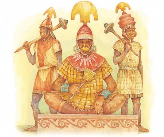 Warrior-priests were the lords of Moche society.