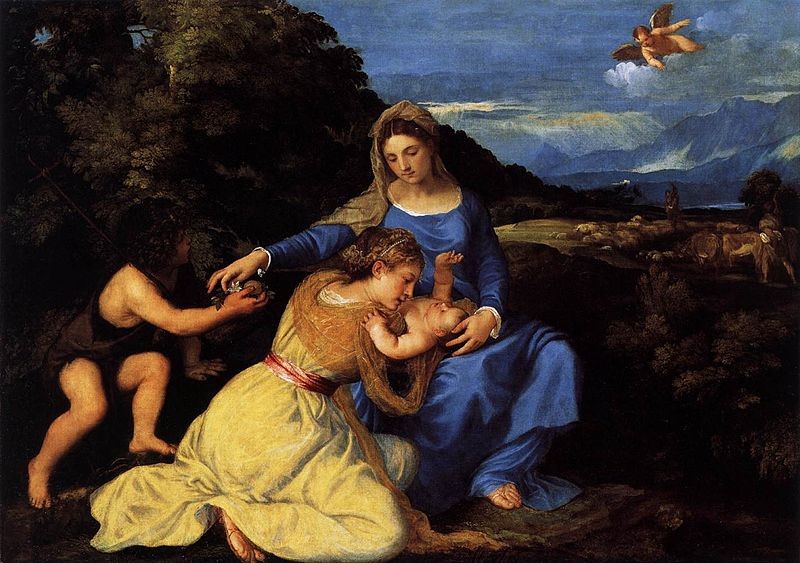 Madonna and Child with Saints by Titian