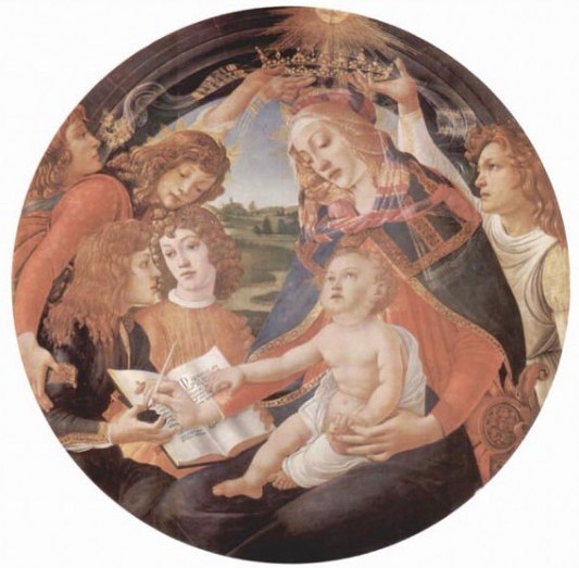 The Madonna del Magnificat, by Sandro Botticelli