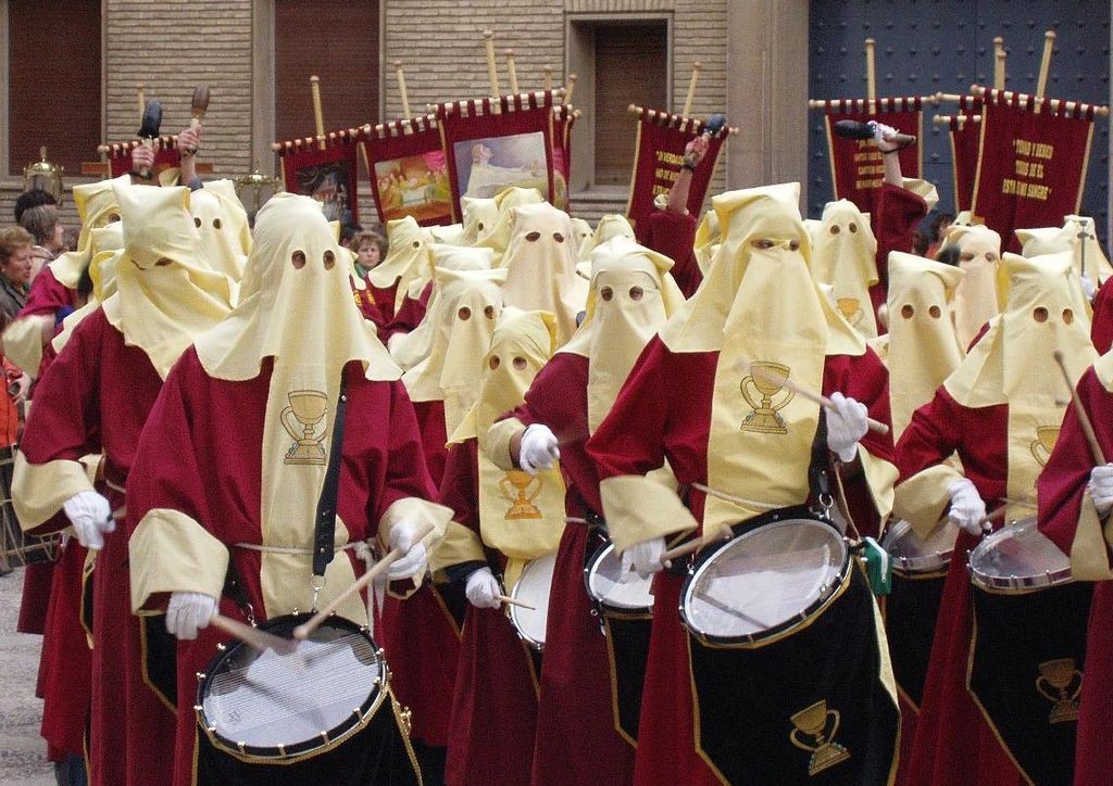 A Holy Week procession in Spain