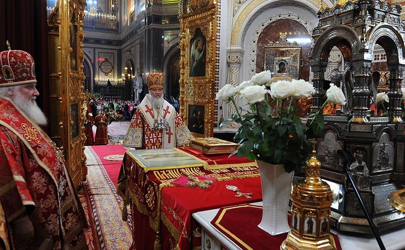 An Eastern Orthodox Easter service