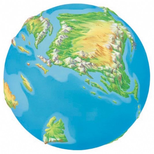 A map of Asia in Cretaceous times