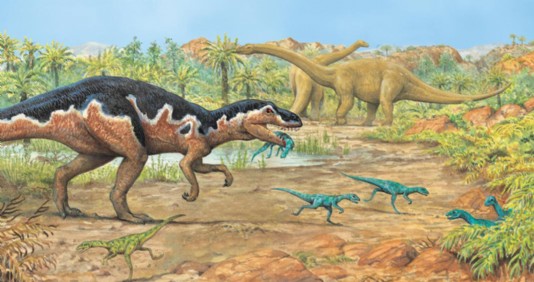 A scene in Europe during the late Jurassic