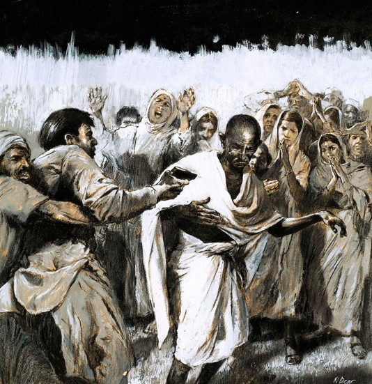 Gandhi is shot dead by a Hindu fanatic, January 1948.