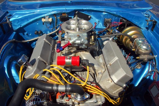 V8 engine
