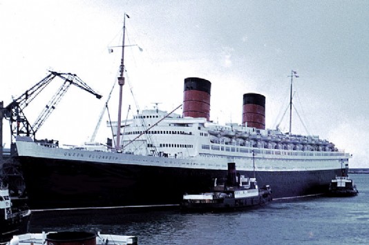 Queen Elizabeth, a British ocean liner