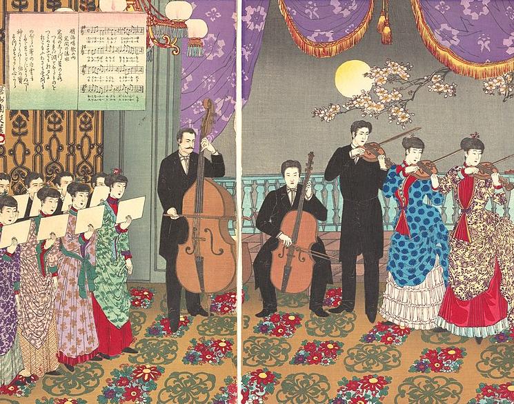Concert of European music performed by Japanese players