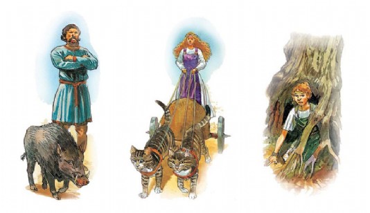 Freyr, Freyja and Hel
