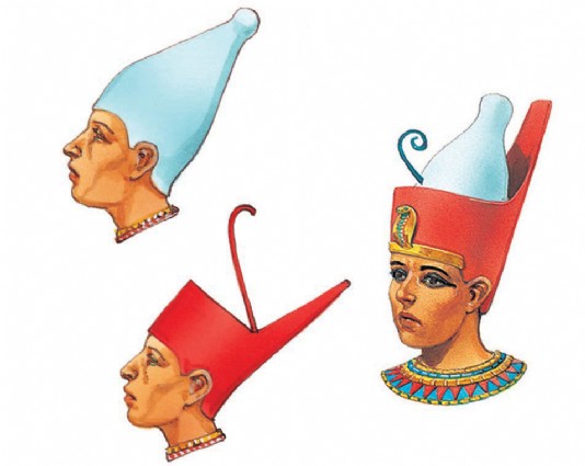 The White Crown, Red Crown and Double Crown