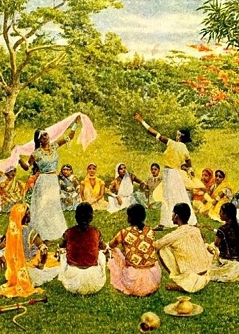 Indian "coolies" (indentured labourers) in Trinidad
