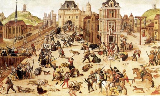The St Bartholomew's Day Massacre, 1572