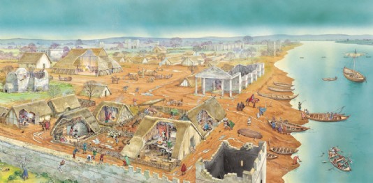 A Saxon village in Britain