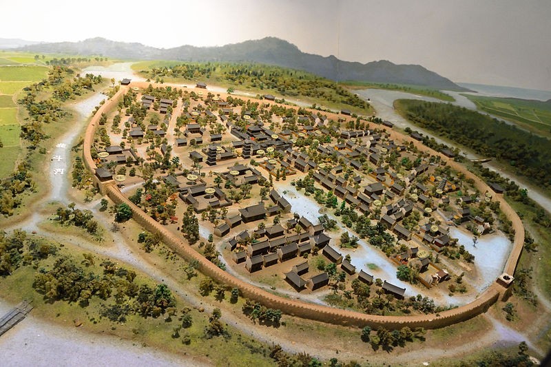 A city during the Tang dynasty