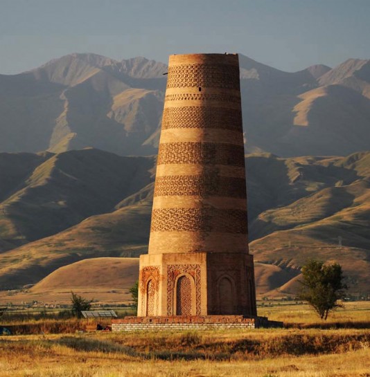A tower on the Silk Road in Kyrgyzstan