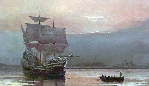 The Pilgrim Fathers' ship, Mayflower