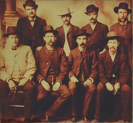 Wyatt Earp and other Dodge City "lawmen", 1888