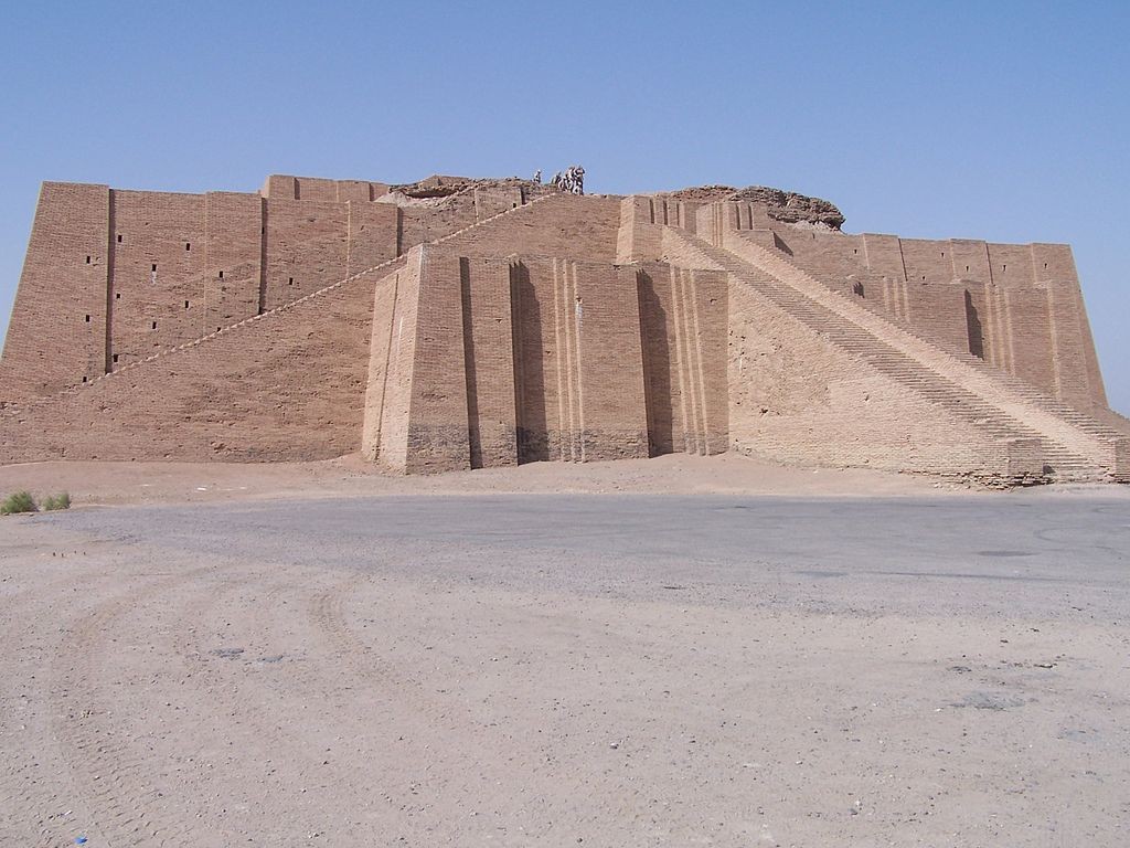 The remains of the Ziggurat of Ur