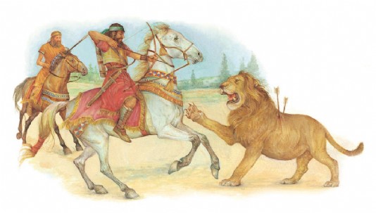 The royal lion hunt