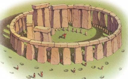 Stonehenge as it may have looked in 2200 BC